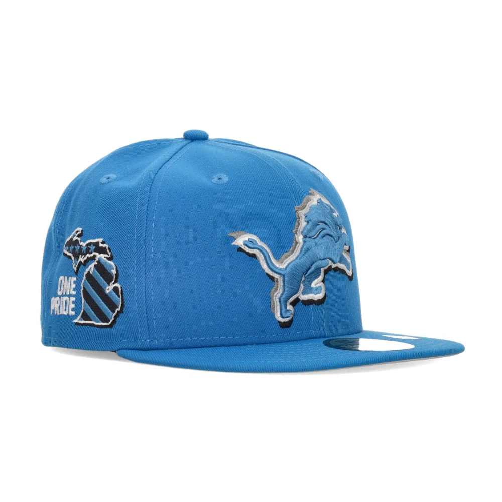new era NFL Draft Detroit Lions Platte Klep Hoed Blue Unisex