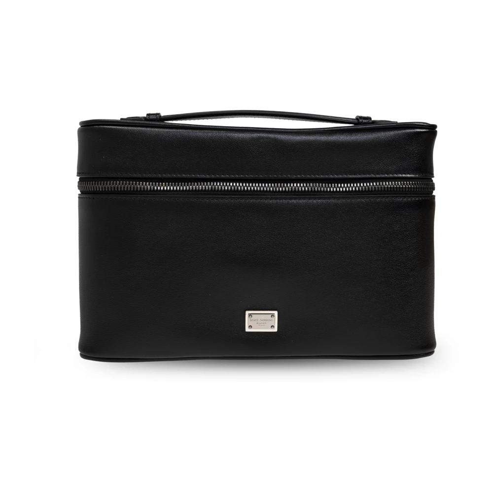 Dolce & Gabbana Leren handtas Black Heren