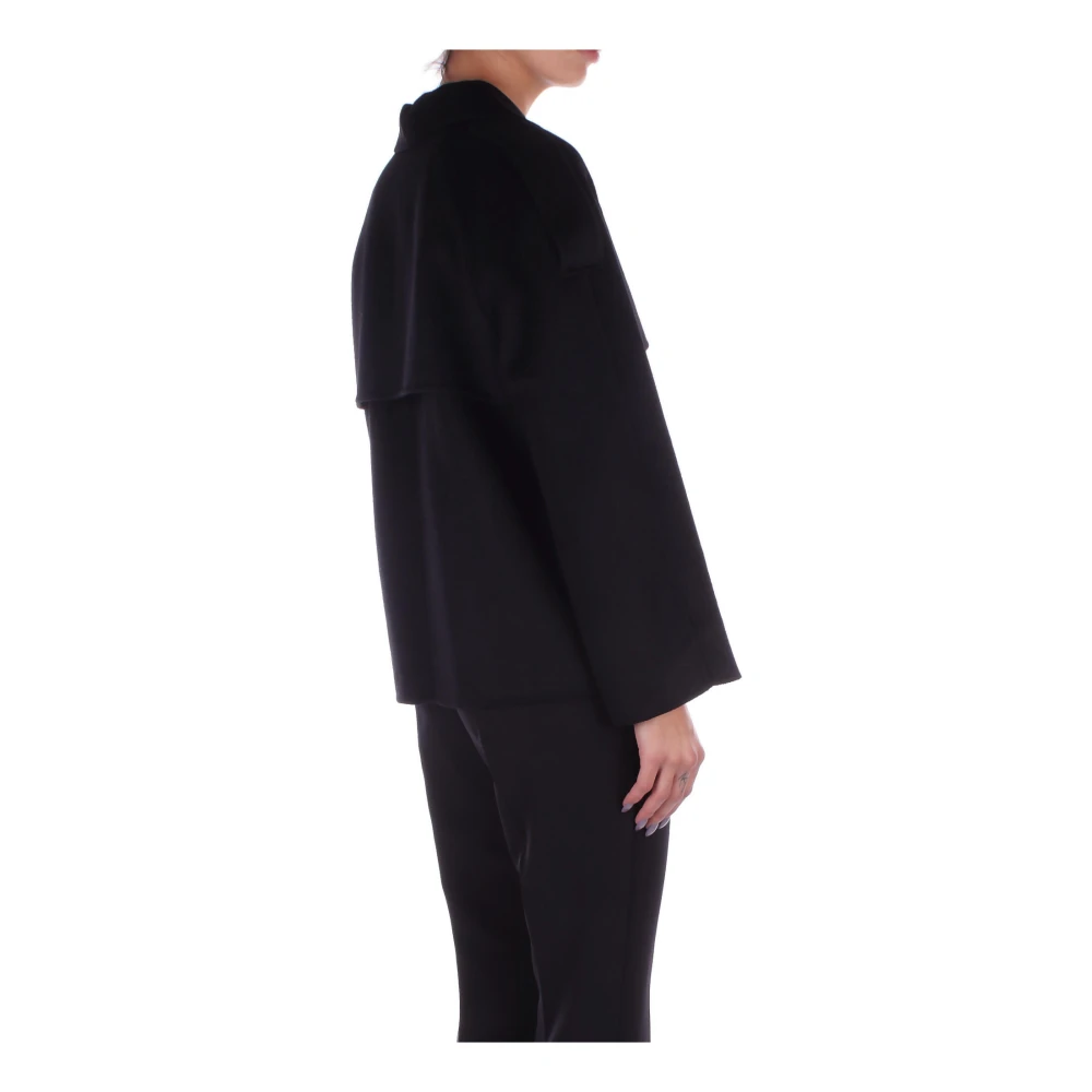 Liu Jo Zwarte Jassen Collectie 1 Knoopsluiting Black Dames