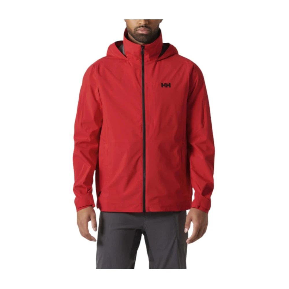 Helly Hansen Uomo Rosso Giacca Impermeabile Con Cappuccio Hp Racing 2.0 - Immagine 2