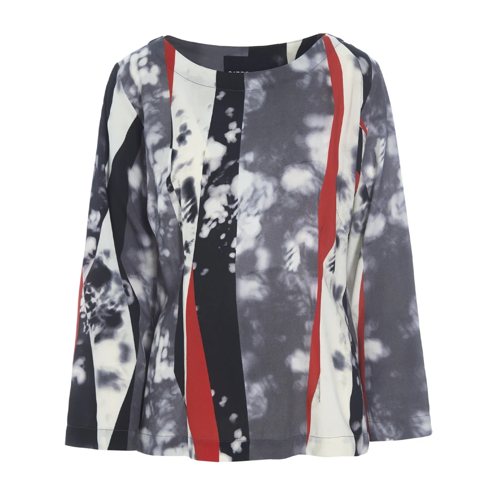 Bitte Kai Rand Dramatisch Print Viscose Blouse Fukinsei Multicolor Dames