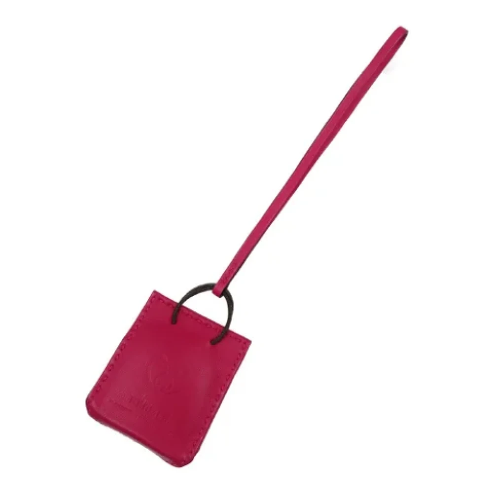 Hermès Vintage Pre-owned Fabric key-holders Pink Dames
