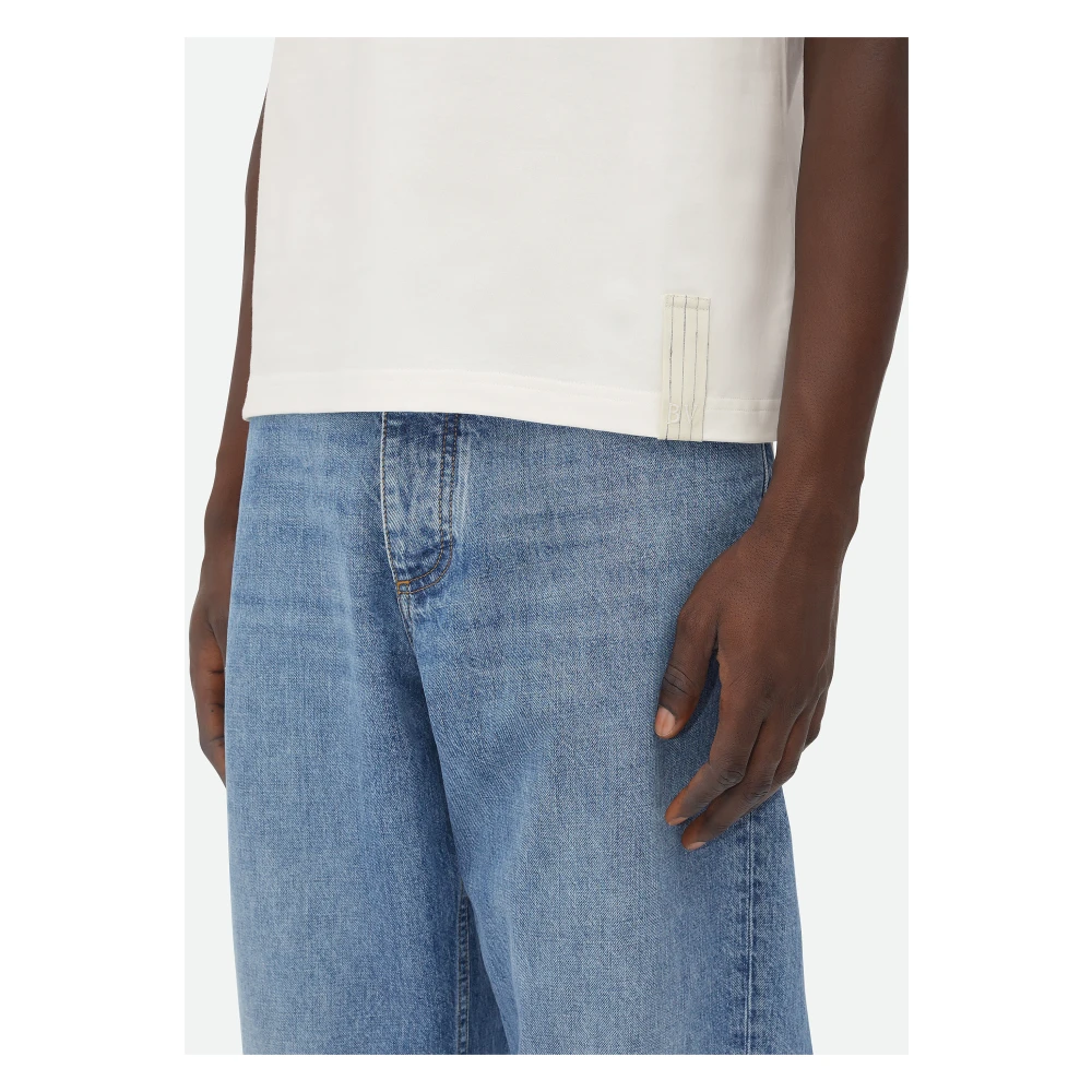 Bottega Veneta Wit T-shirt met Notebook Detail White Heren