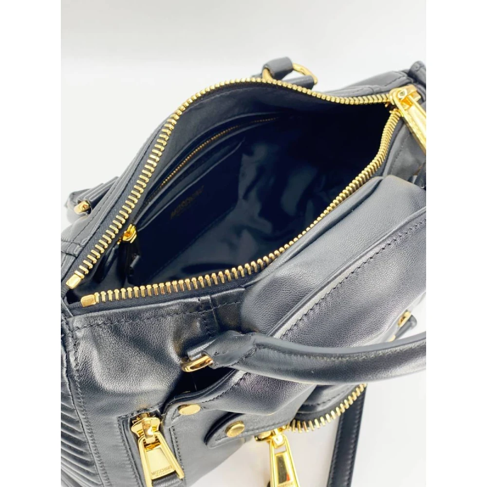Moschino Motorfietstas Black Dames