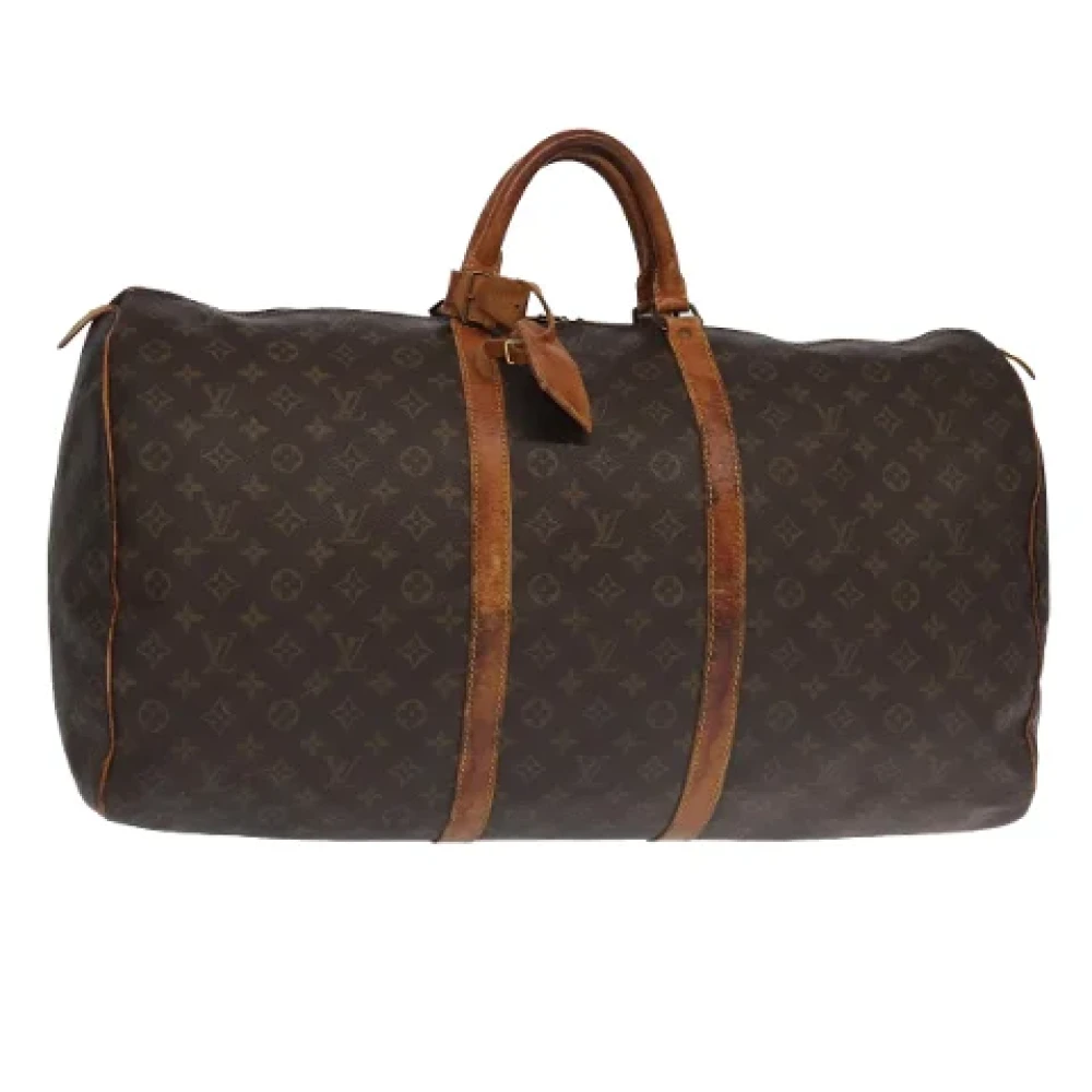 Louis Vuitton Vintage Pre-owned Canvas travel-bags Brown Dames