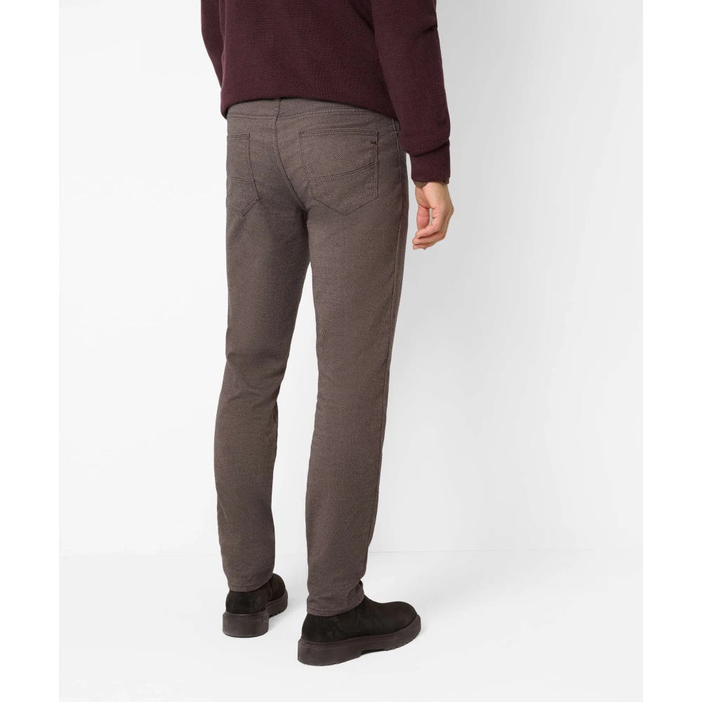 BRAX Style Cadiz Heren Straight Fit Five-Pocket Broek Brown Heren