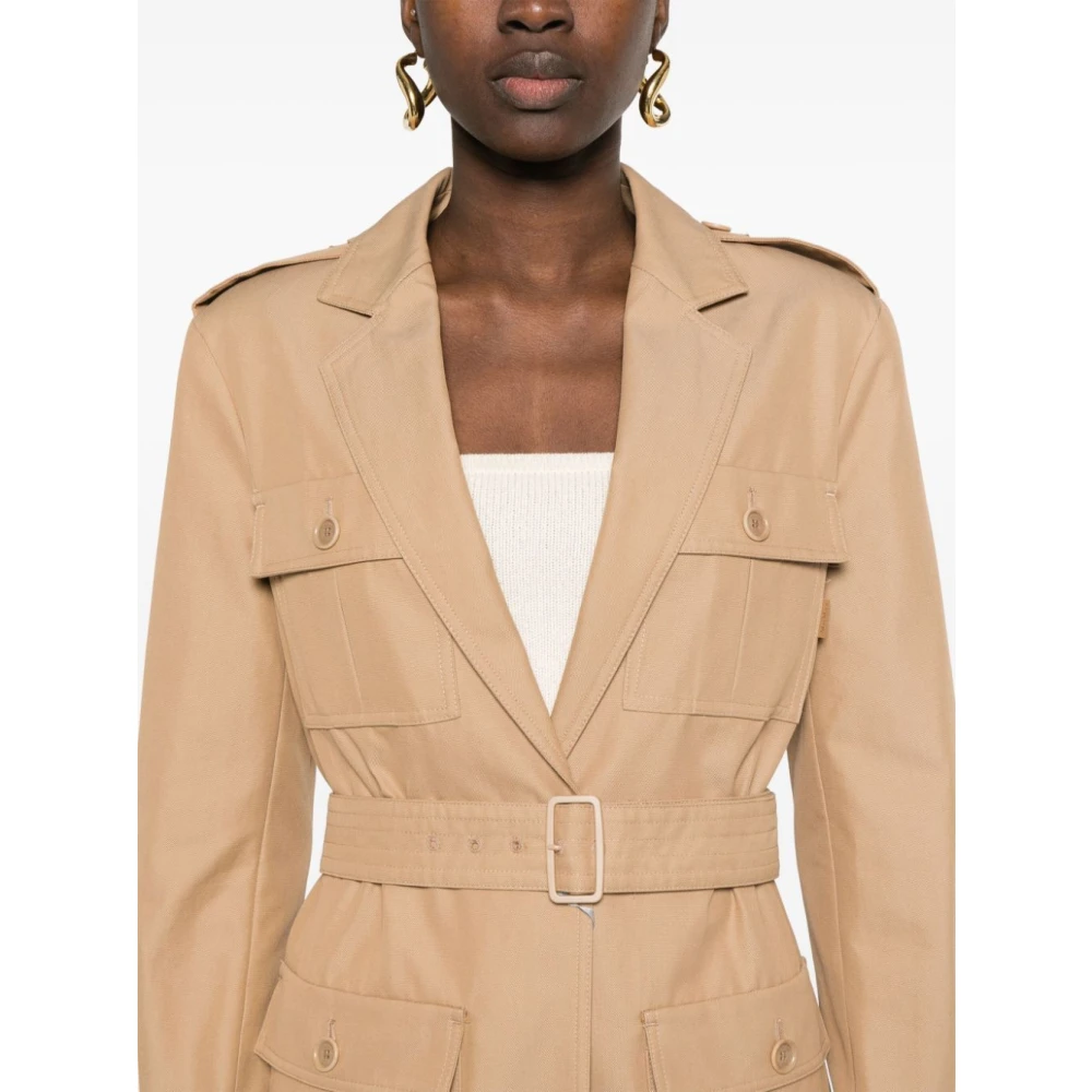 Max Mara Stijlvolle Pacos Damesmode Jurk Brown Dames