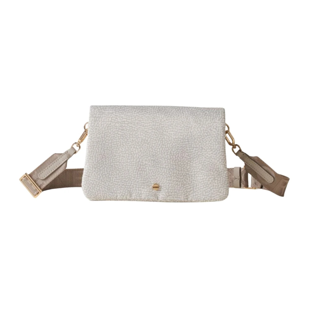 Borbonese Women's White Cross Body Bags, One Size, Crossbody Mini