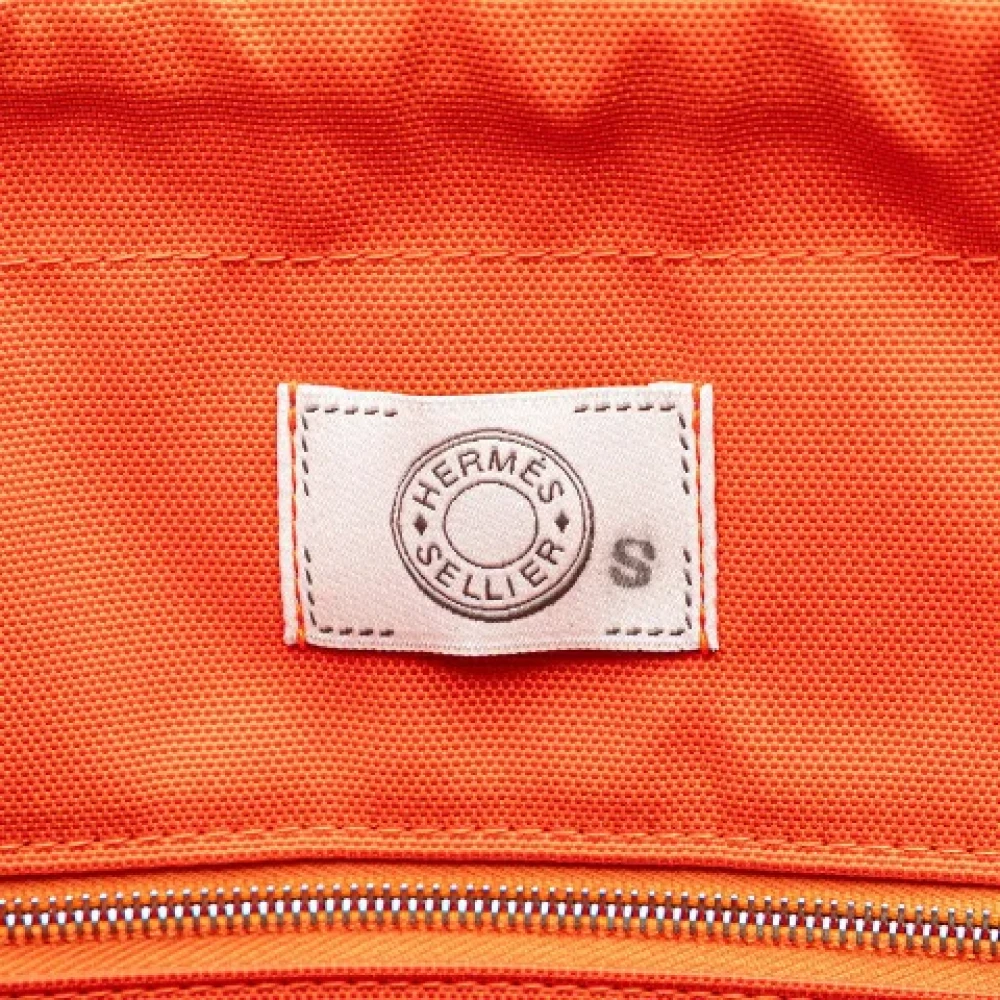 Hermès Vintage Pre-owned Canvas shoulder-bags Blue Dames