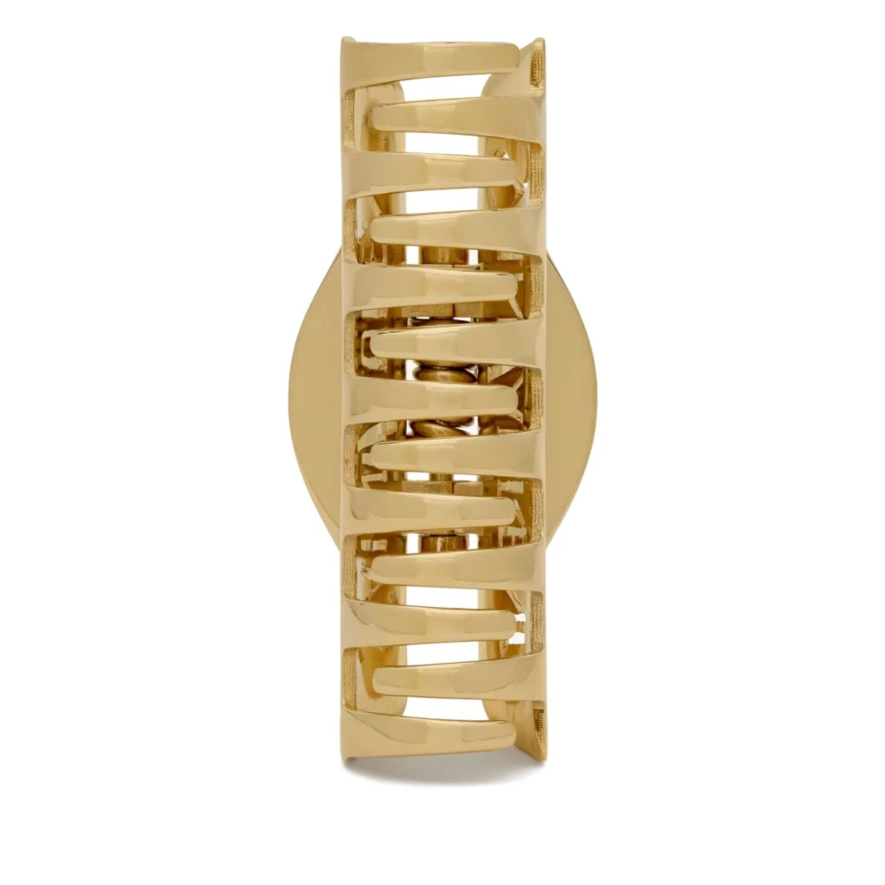 Saint Laurent Gouden accessoires met clipsluiting Yellow Dames