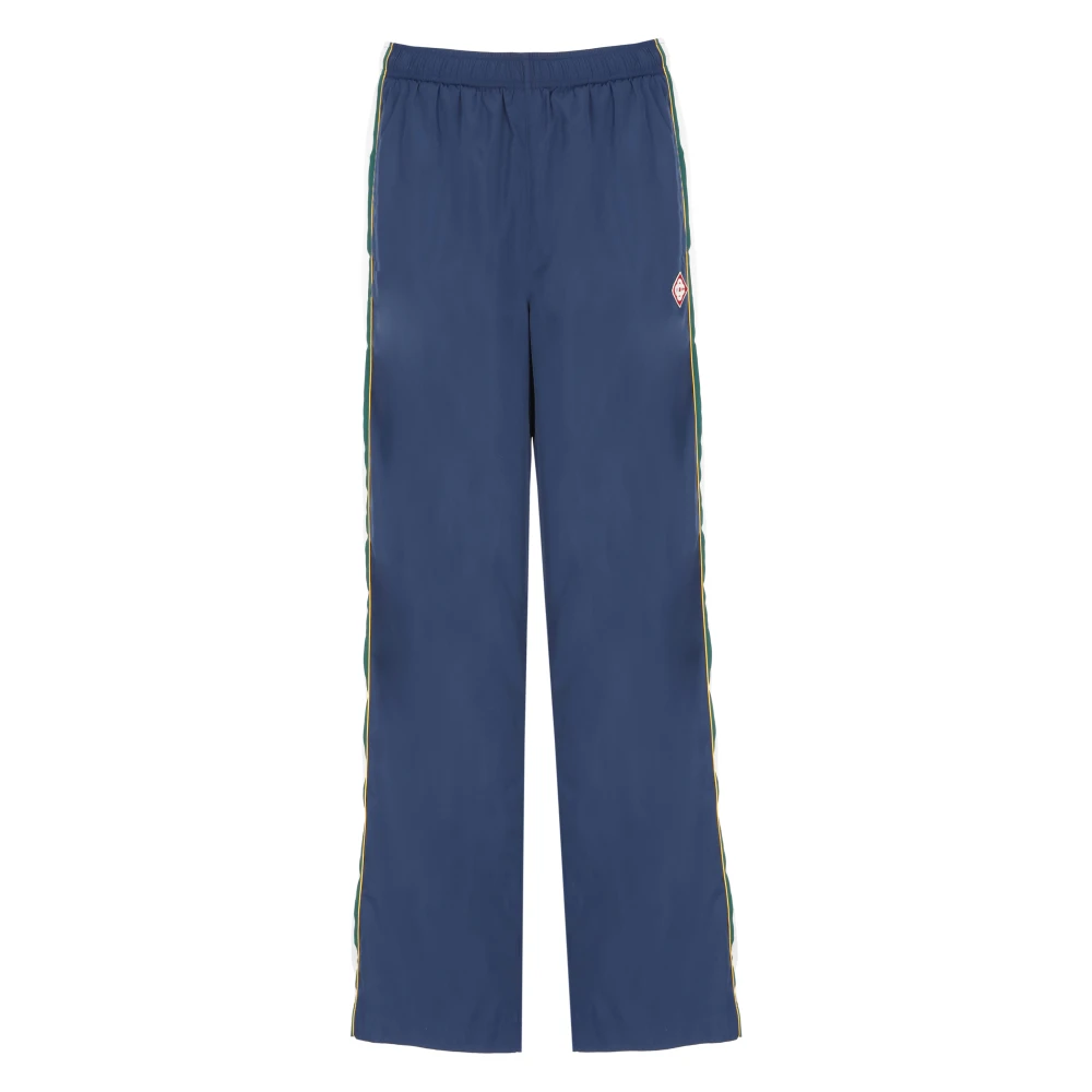 Casablanca Paris Men's Yellow Green & Navy Check Track Pants In Size Medium By - Image 4