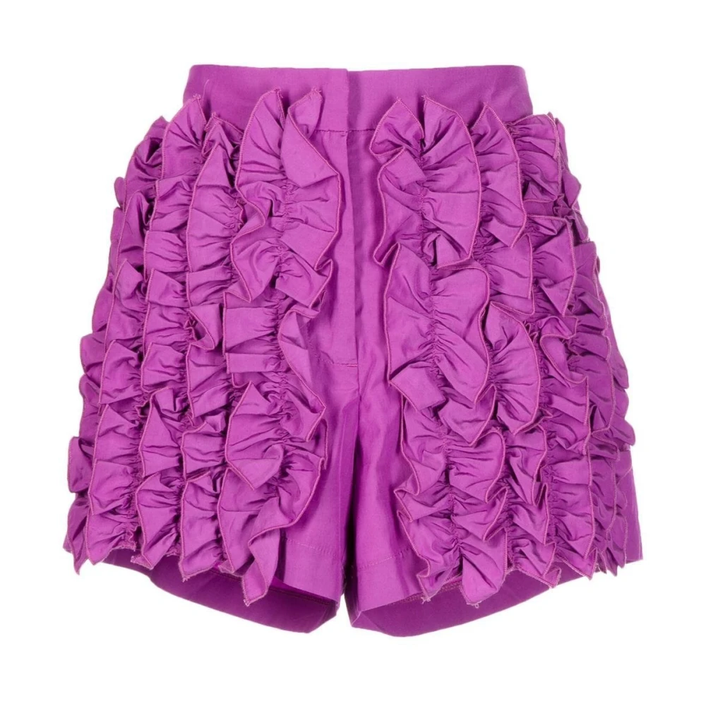 Msgm Mirtillo Shorts Purple Dames