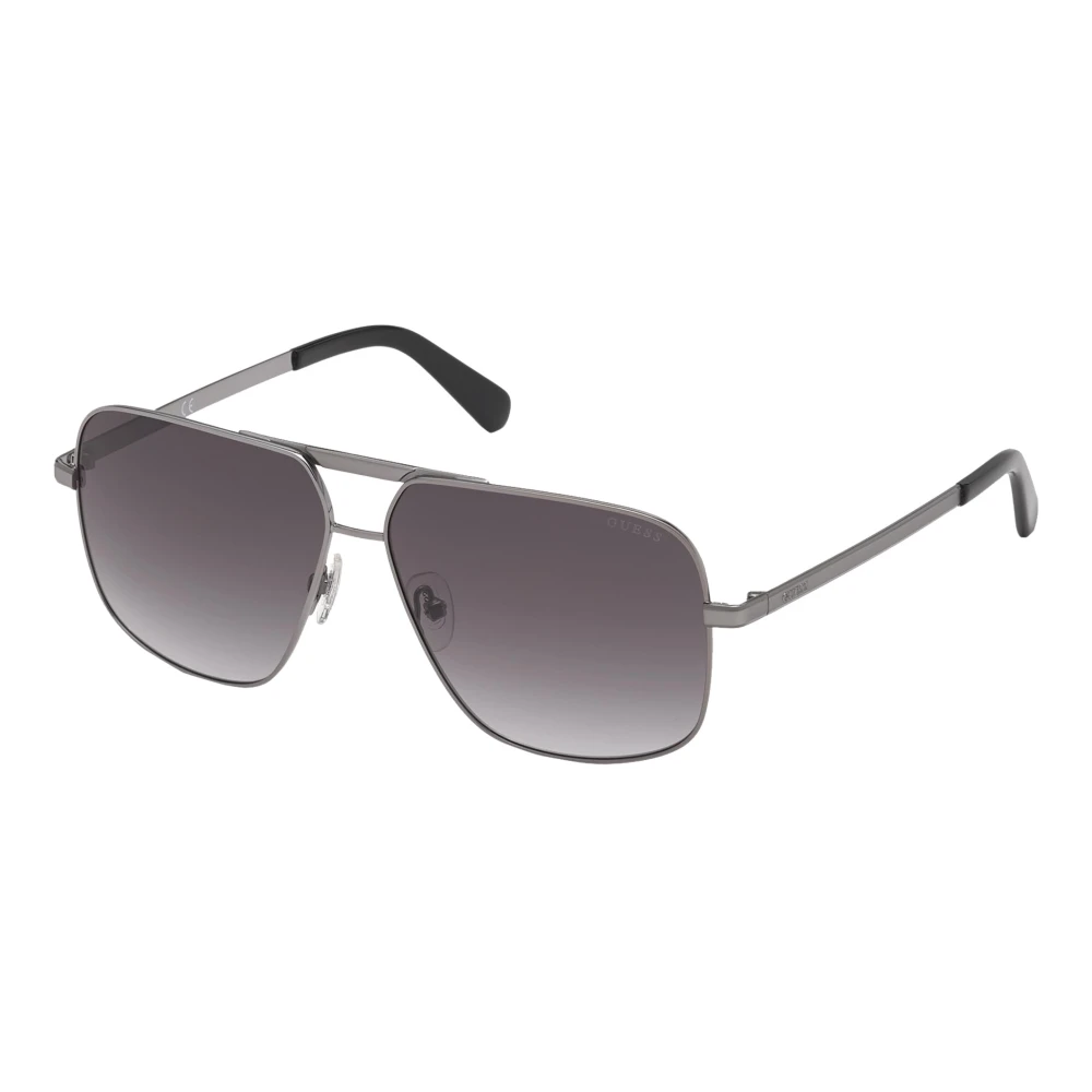 Guess Men's Gray Sunglasses, 61 Mm, Aviator Sunglasses