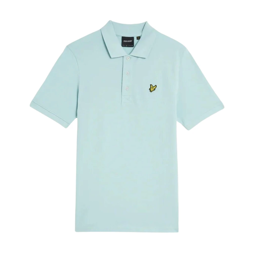 Lyle & Scott Men's Blue Polo Shirts, S, Classic Fit Polo Shirt