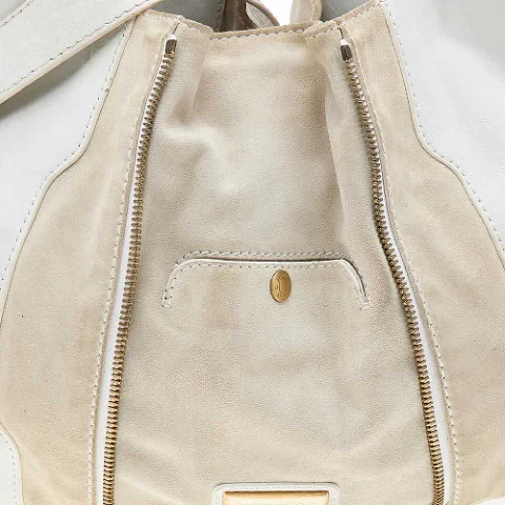 Jimmy Choo Pre-owned Fabric handbags White Dames