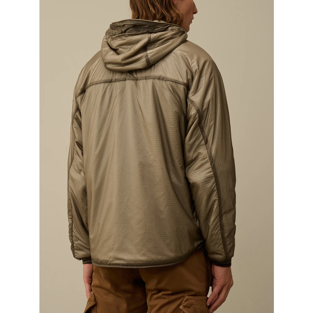 C.P. Company Stijlvolle Medium Jas Beige Heren