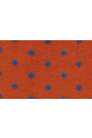 chaussettes-longues-en-coton-orange-a-pois-pour-hommes