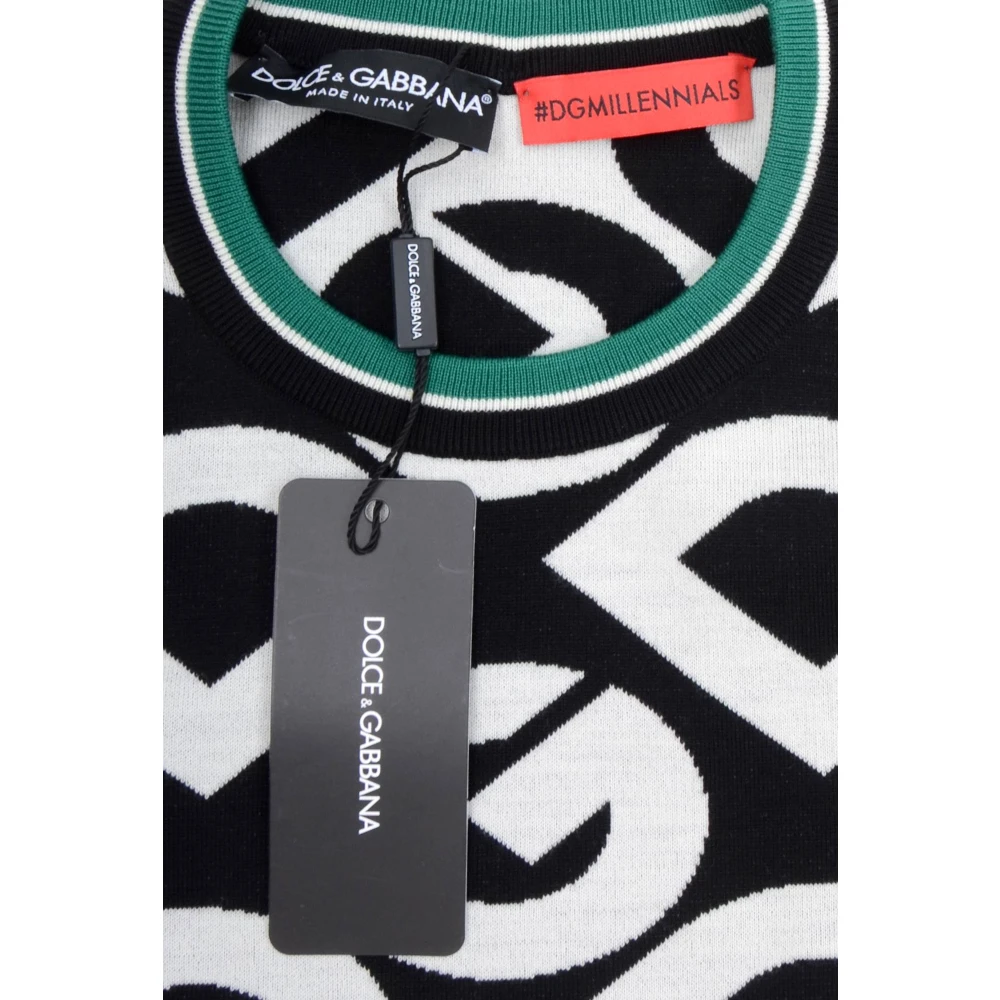 Dolce & Gabbana DGmillennials Trui voor vrouwen Black Dames
