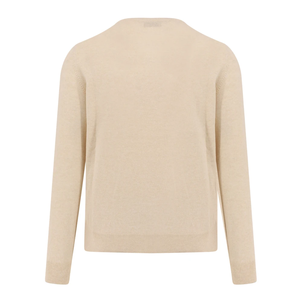 BRUNELLO CUCINELLI Kasjmier Crew-Neck Sweater Yellow Heren