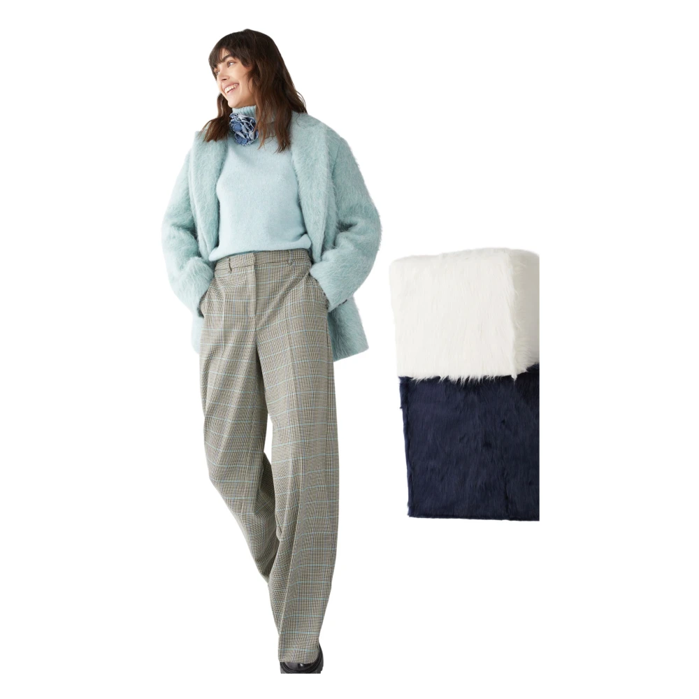 Iblues Groene Wide Leg Broek Green Dames