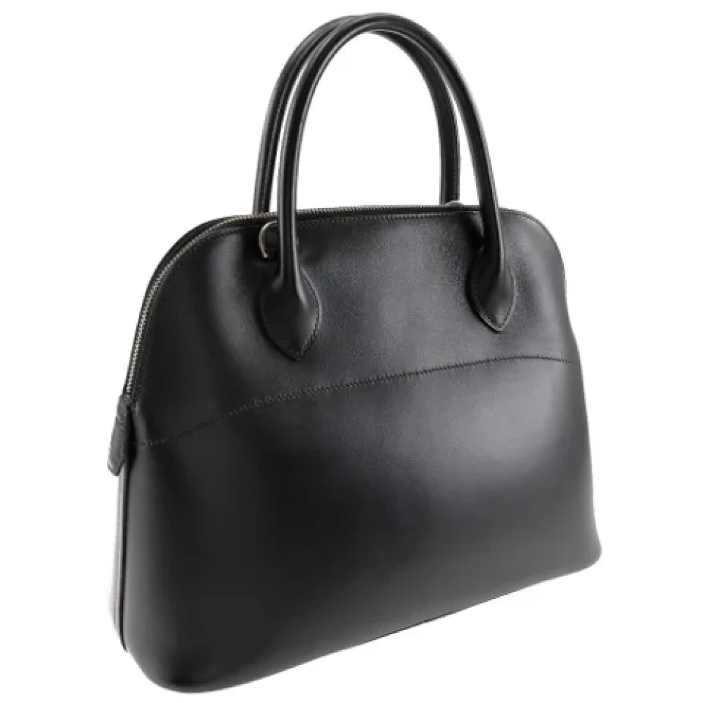 Hermès Vintage Pre-owned Leather hermes-bags Black Dames