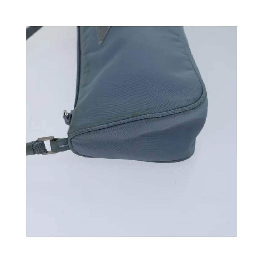 Prada Vintage Pre-owned Nylon prada-bags Blue Dames