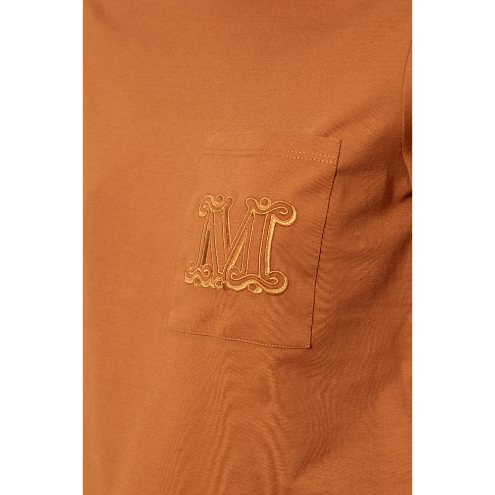 Max Mara Papaia T-shirt Brown Dames