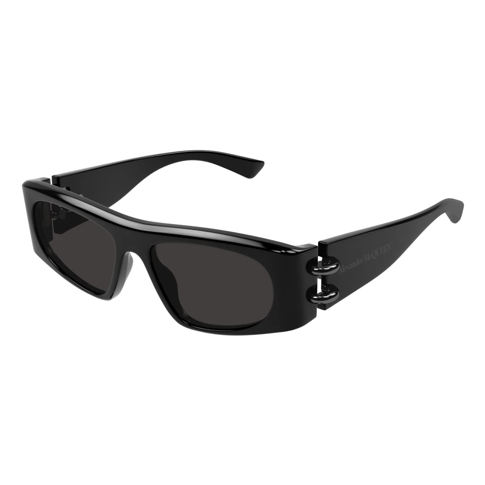 Alexander Mcqueen Unisex Black Sunglasses, 53 Mm, Stylish Sunglasses Am0471s