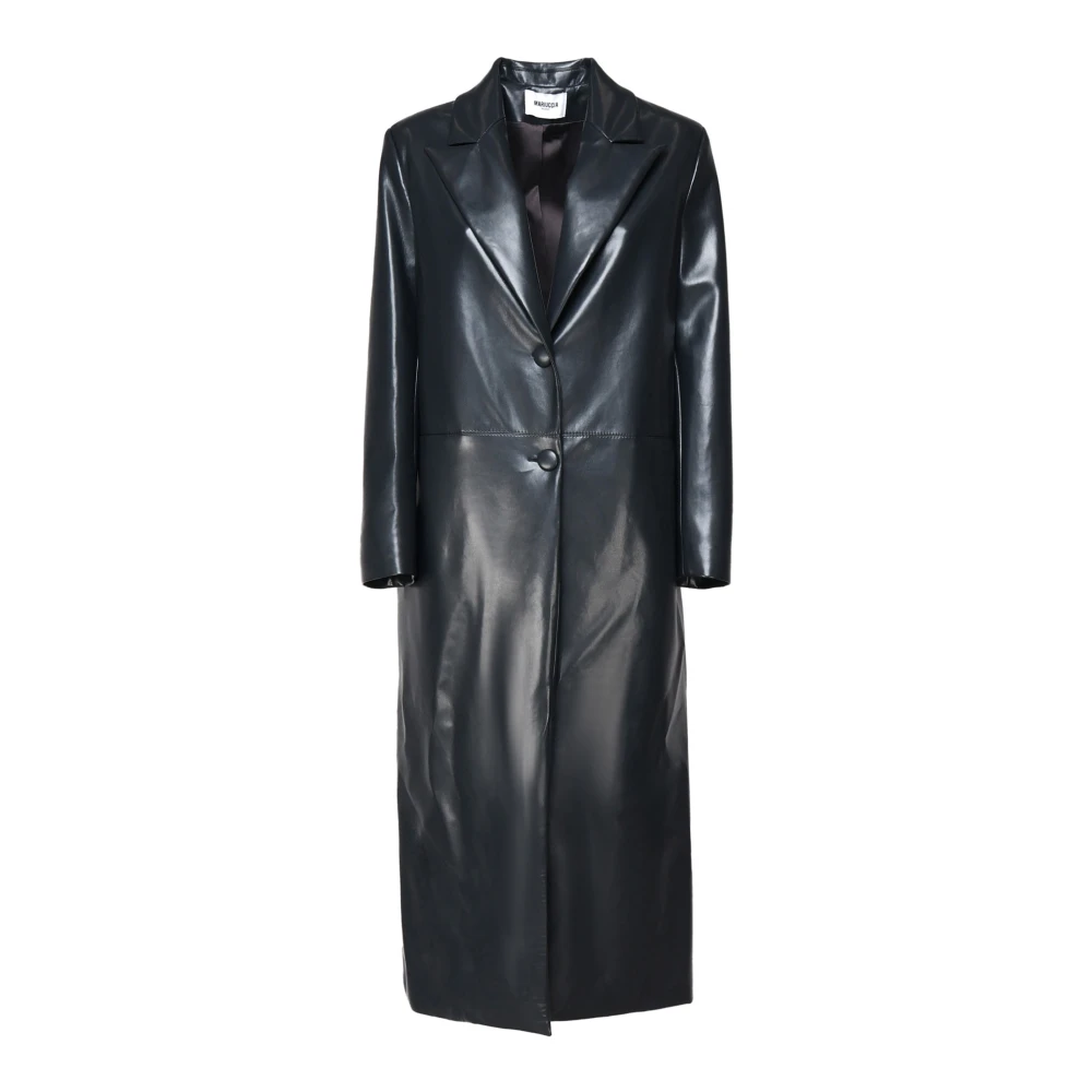 Mariuccia Milano Grijze Eco-Leren Jassen Gray Dames