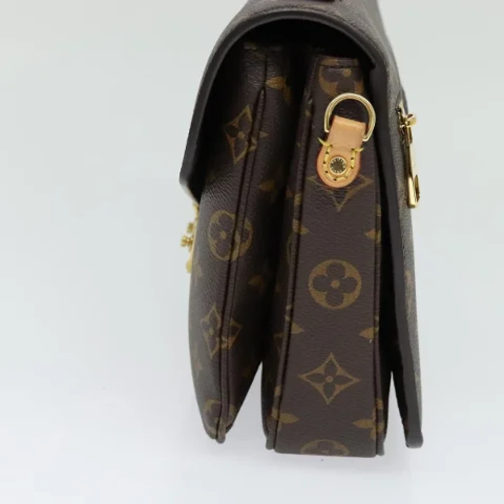 Louis Vuitton Vintage Pre-owned Canvas handbags Brown Dames