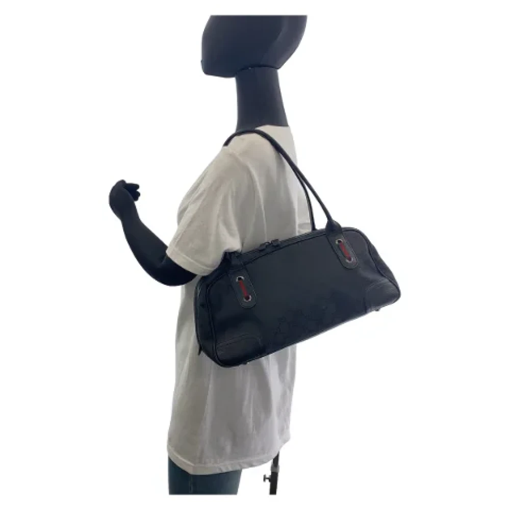 Gucci Vintage Pre-owned Canvas handbags Black Dames