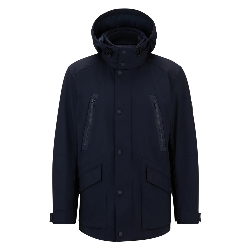 Hugo Boss Stijlvolle Jas Blue Heren