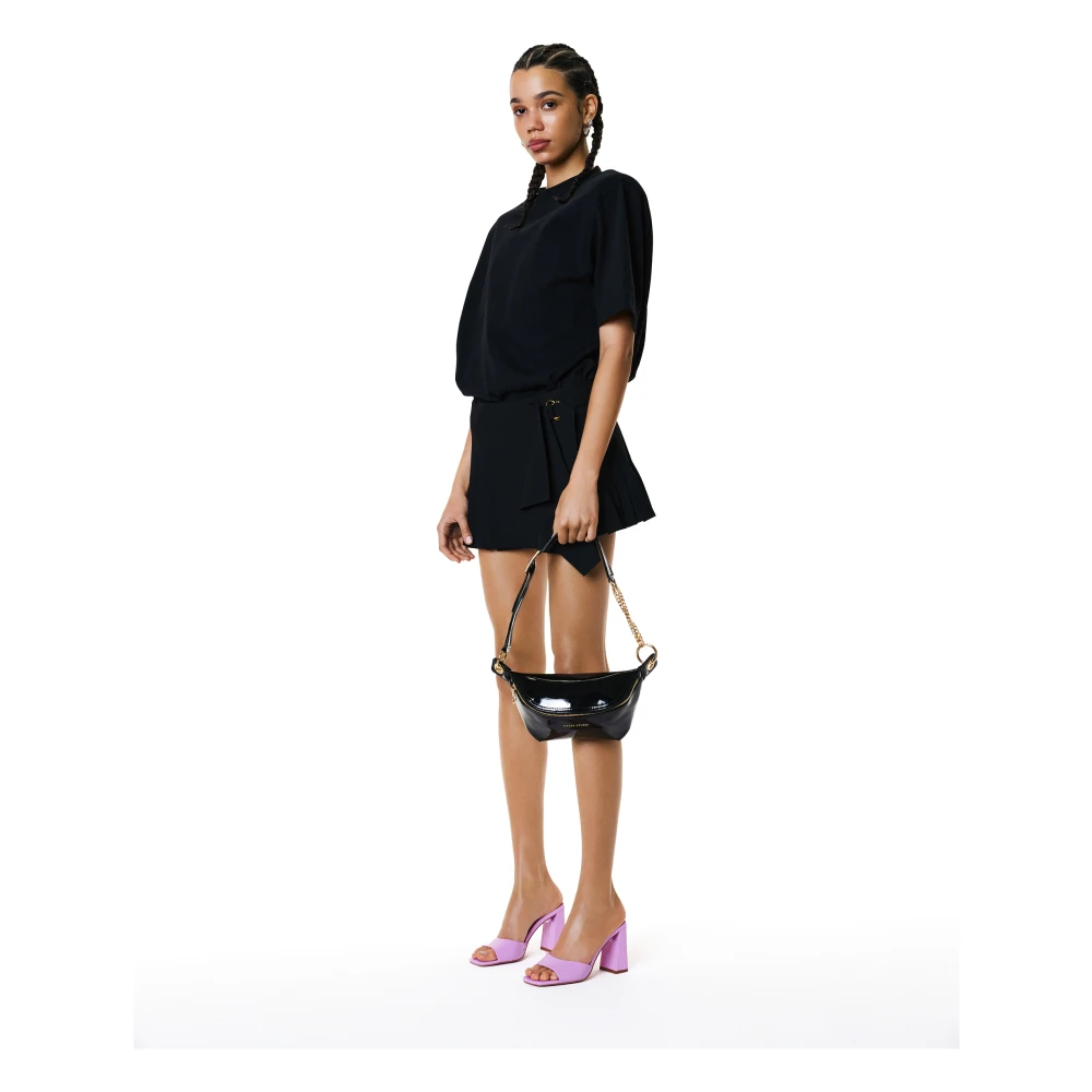 Kazar Studio Gelakt leren heuptas Black Dames