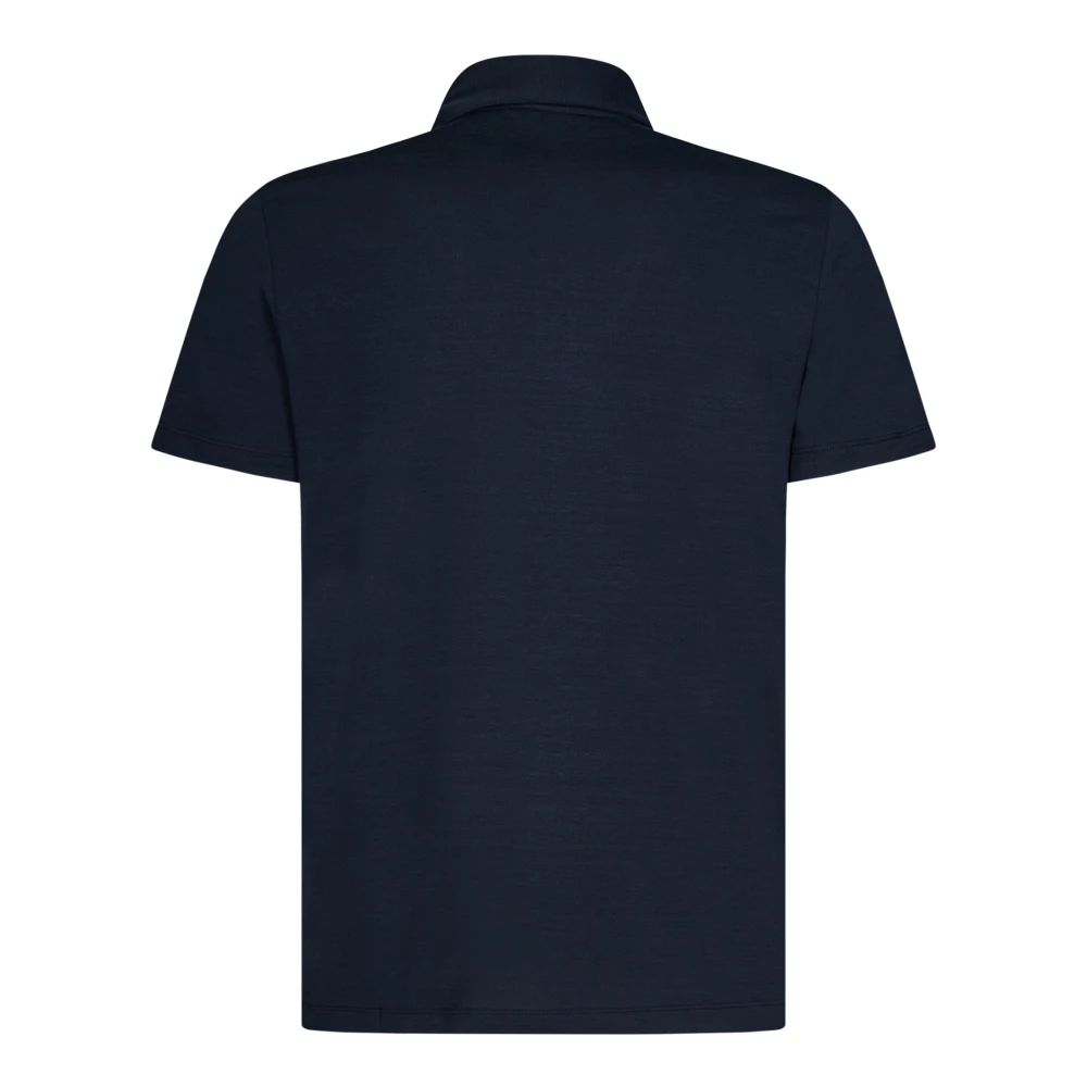 Malo Stijlvolle Blauwe Polo Shirt voor Heren Blue Heren