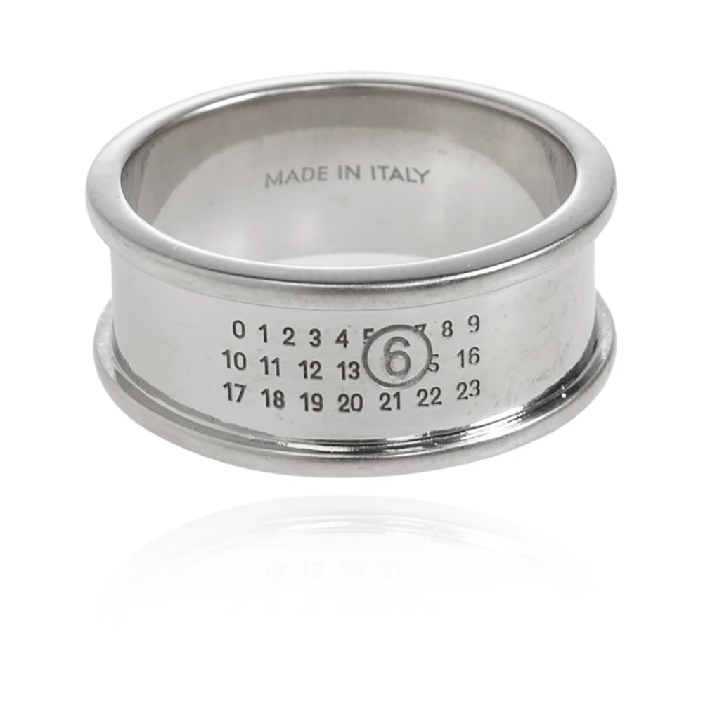 Mm6 Maison Margiela Unisex Grigio Accessori, S, New,
