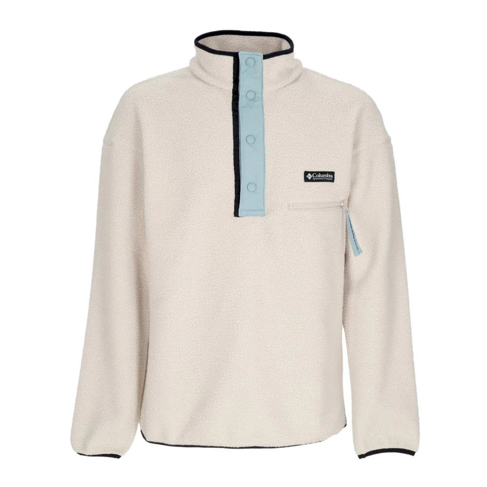 Columbia Half Snap Fleece Slip-on Jas Beige Heren