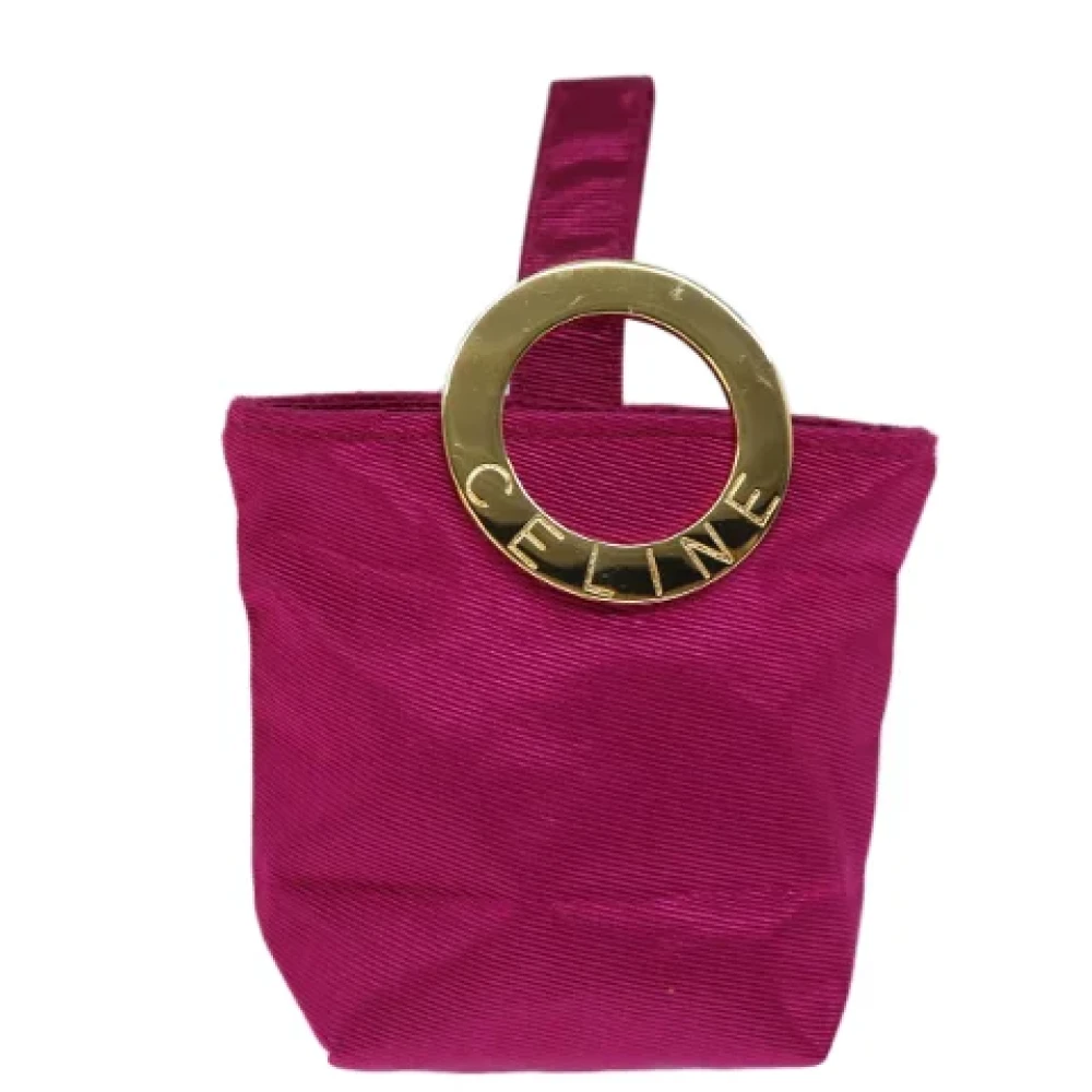 Celine Vintage Pre-owned Nylon pouches Pink Dames