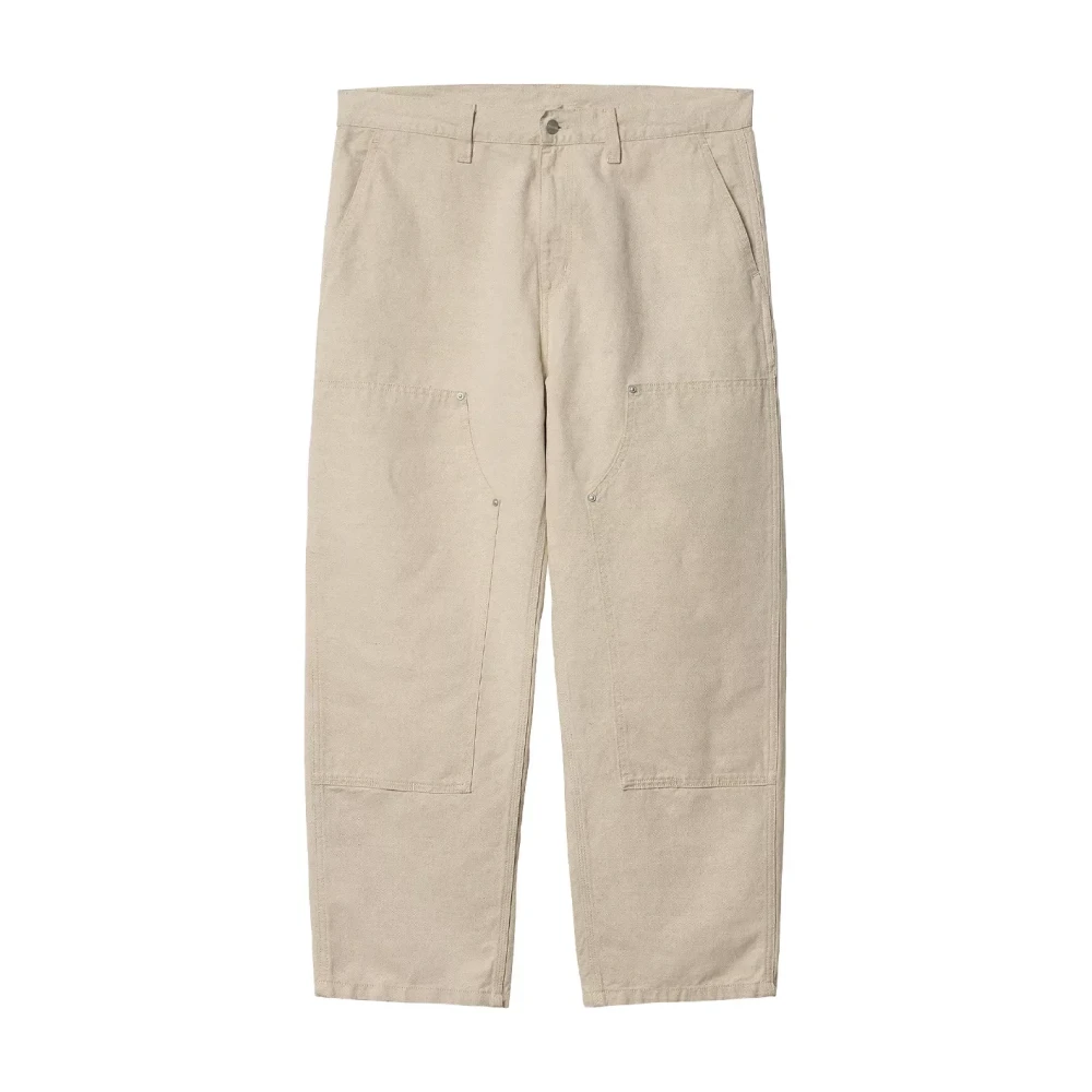 Carhartt WIP Stijlvolle Urban Broeken voor Dagelijks Gebruik Beige Heren