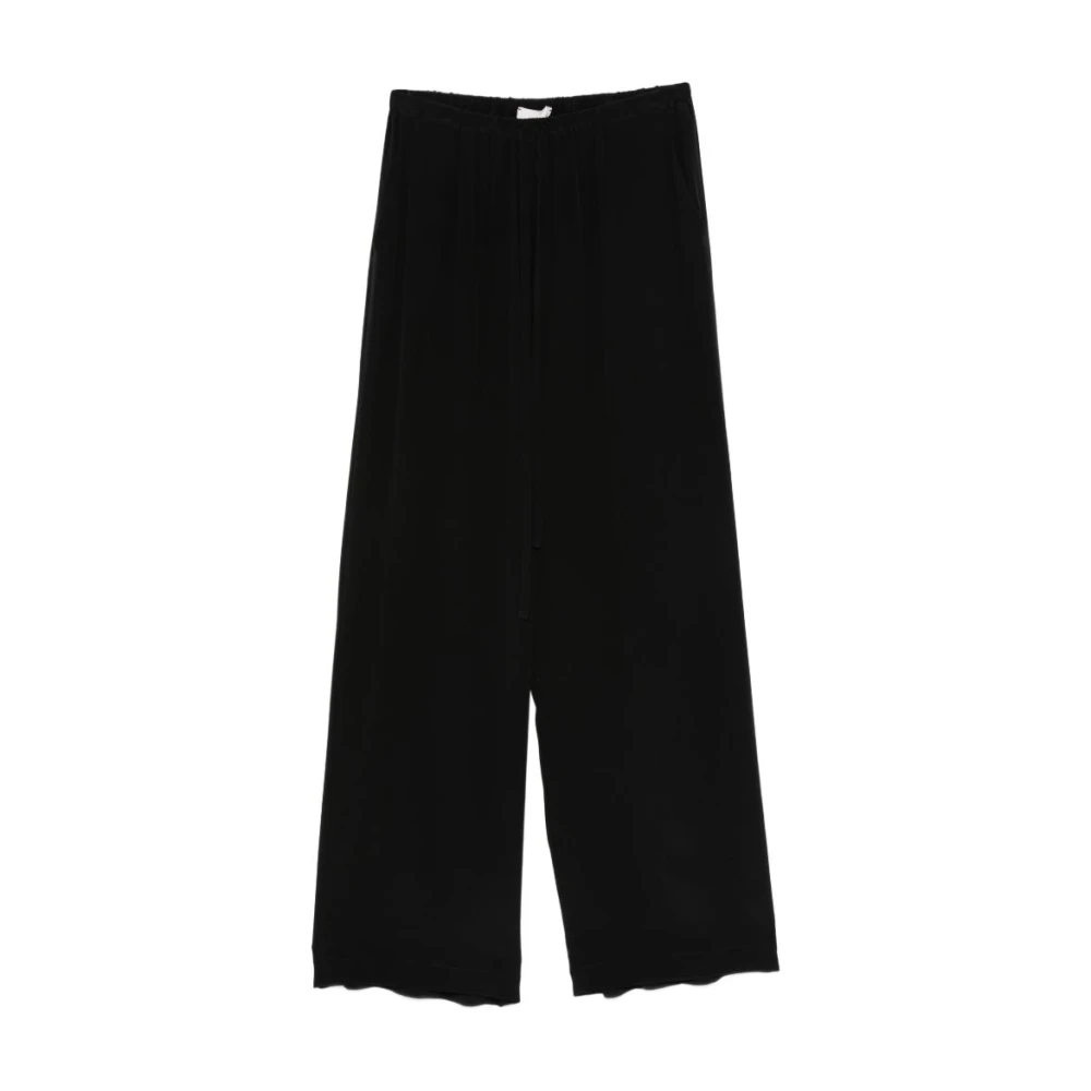 Alysi , Wide Trousers, Female, Black, L, Wide Trousers