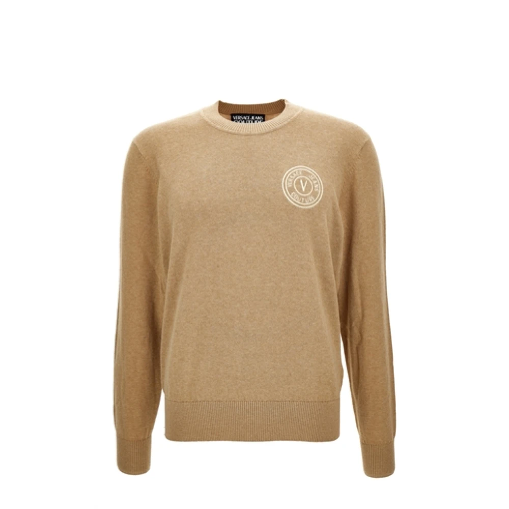 Versace Jeans Couture Uomo Marrone Maglie, Xl, New,