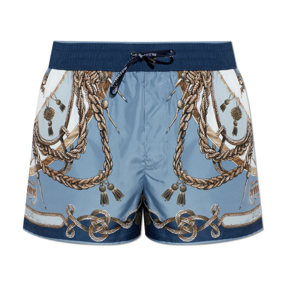 Dolce & Gabbana Uomo Blu - Swim Shorts - Swimwear - L