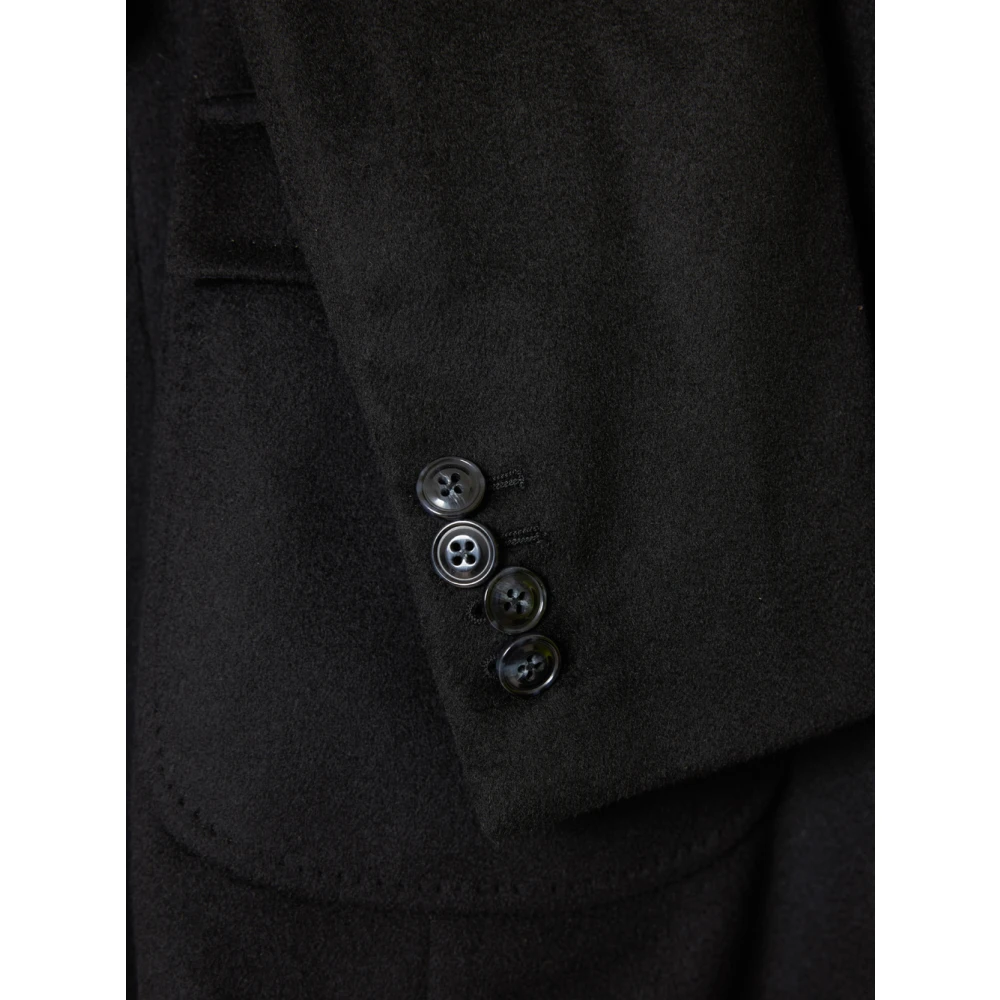 Barba Luxe Cashmere Jas Blue Heren