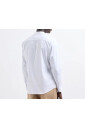white-korean-collar-long-sleeve-shirt