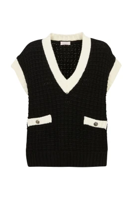 Gilet i stickat