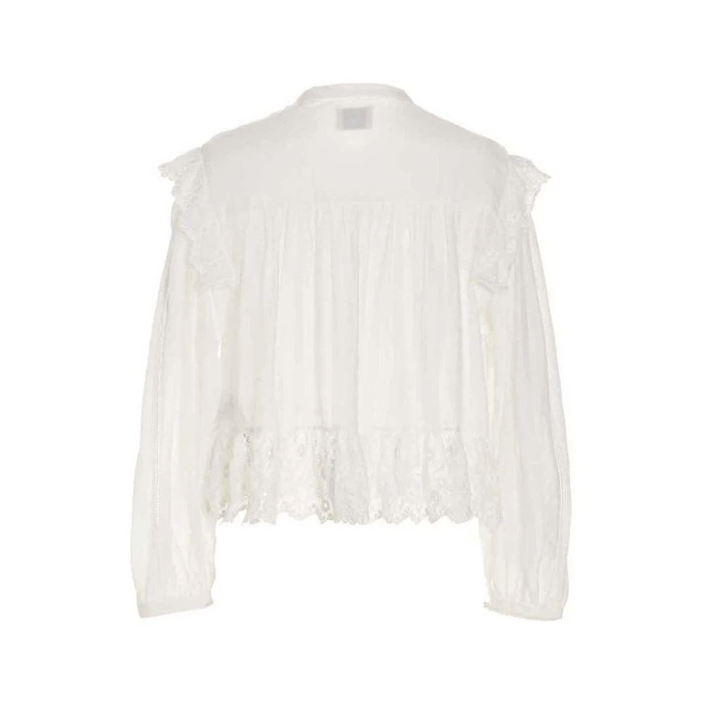 Isabel marant Luxe en stijlvolle damesoverhemd White Dames