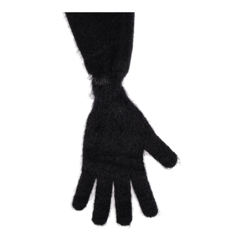 Moschino Sjaal met handschoenen Black Dames