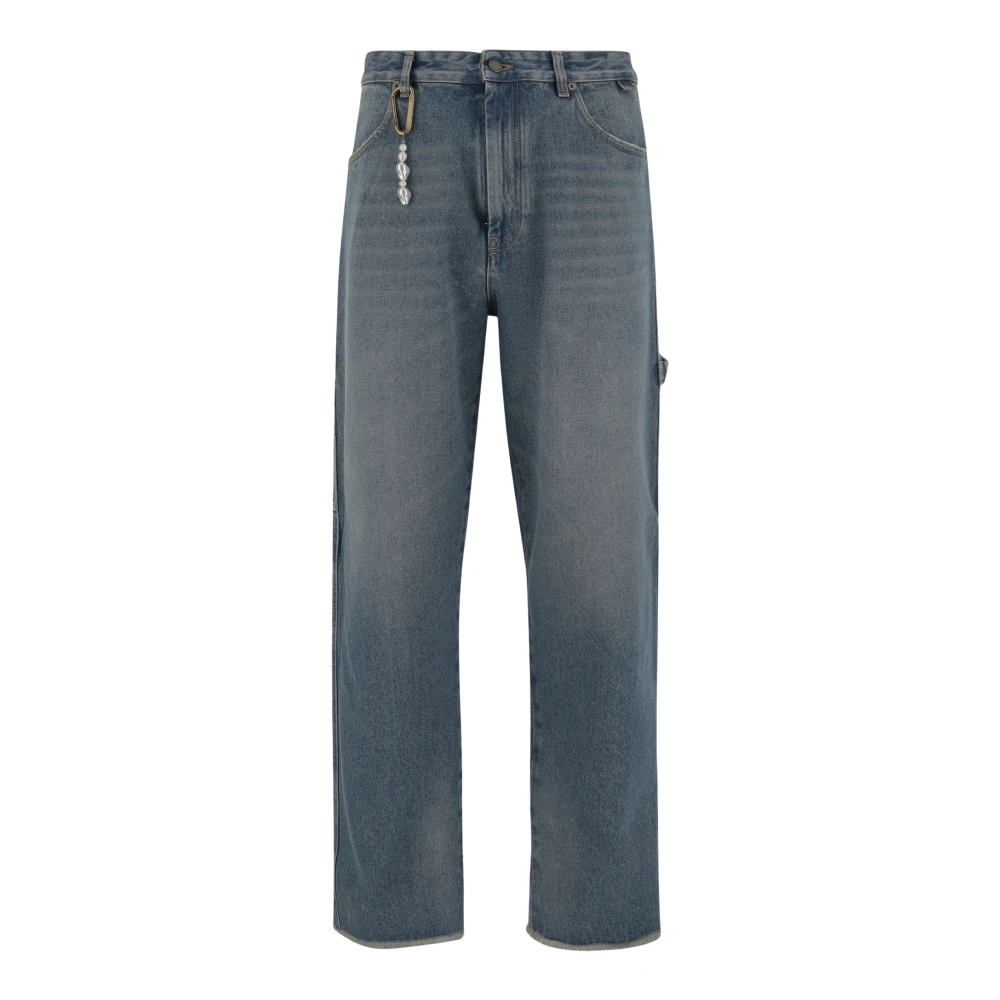 Darkpark Relax Fit Worker Denim Broek Blue Heren
