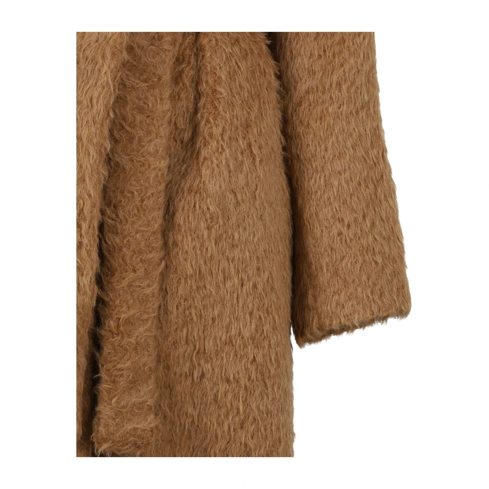 Golden Goose Tobacco Brown Shawl Collar Coat Brown Dames