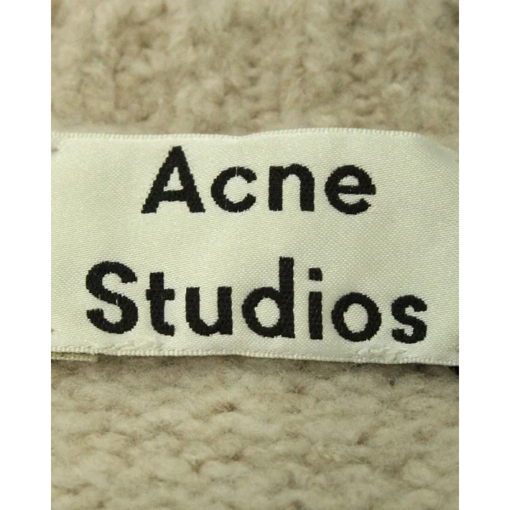 Acne Studios Pre-owned Wool outerwear Beige Dames