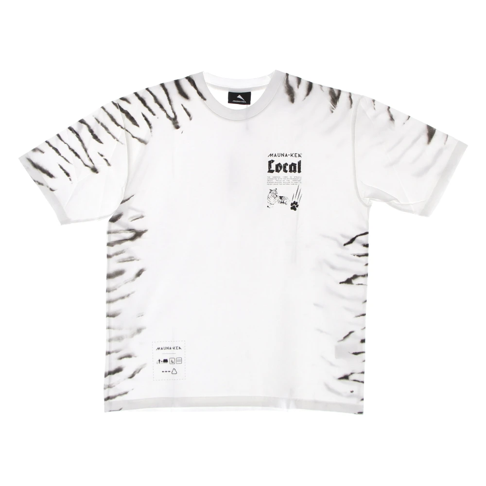 Mauna Kea Witte Tiger Tee Korte Mouw T-shirt White Heren